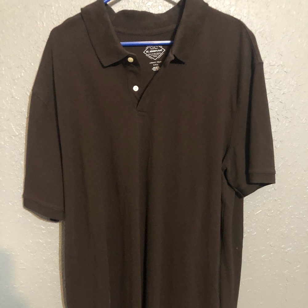 St. John’s Bay 2XL Brown Polo
